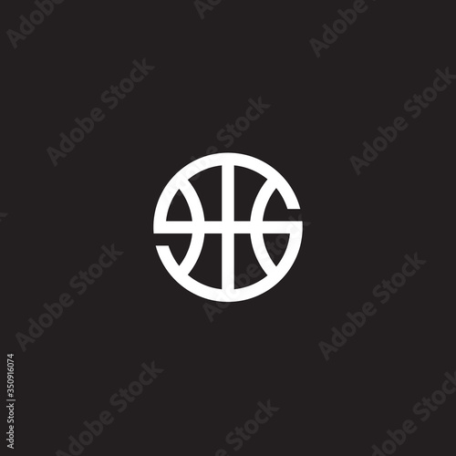 S basketball logo. ball logo