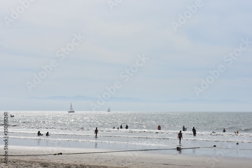 Sunny Beach and Ocean in Puerto Vallarta, Mexico
