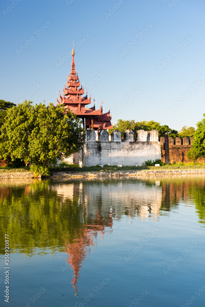 Mandalay, Myanmar at the Palace