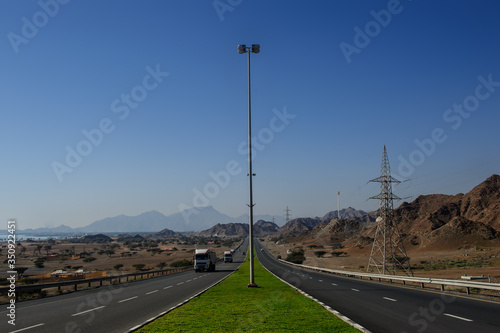 The coast of Fujeirah,UAE in the March of 2019. photo