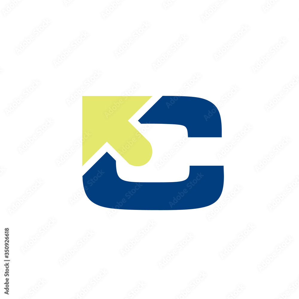 Letter C typography logo design Letter C typography logo design