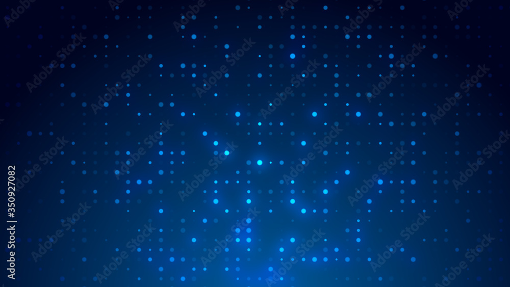 Dot white blue pattern screen led light gradient texture background. Abstract technology big data digital background. 3d rendering. Dot white blue pattern screen led light gradient texture background. Abstract technology big data digital background. 3d rendering.