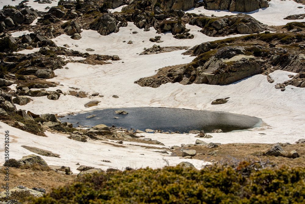 Lake in the circuit of Lake Pessons Grau Roig, Andorra. Lake in the circuit of Lake Pessons Grau Roig, Andorra.