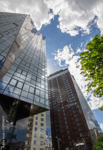 modern office building in moscow