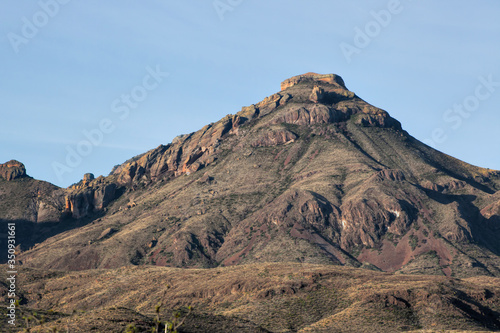 Desert landscape with Mountains