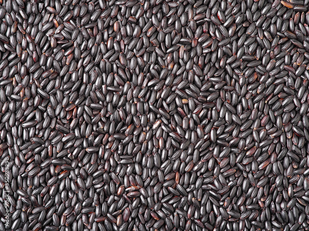 the background textures of black rice the background textures of black rice