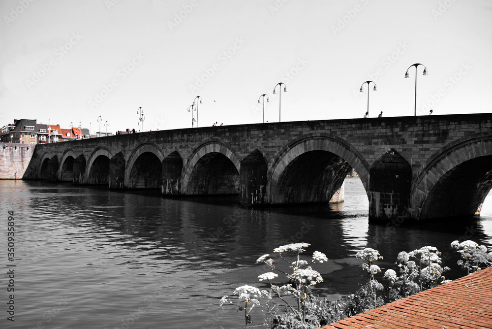 Fototapeta premium Saint Servaas Bridge (Sint Servaasbrug) Maastricht, Netherlands