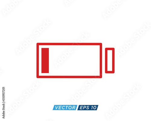 Battery Sign Icon Design Vector