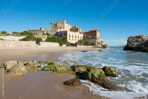 Sicilian castles. Falconara Castle, Sutera photo