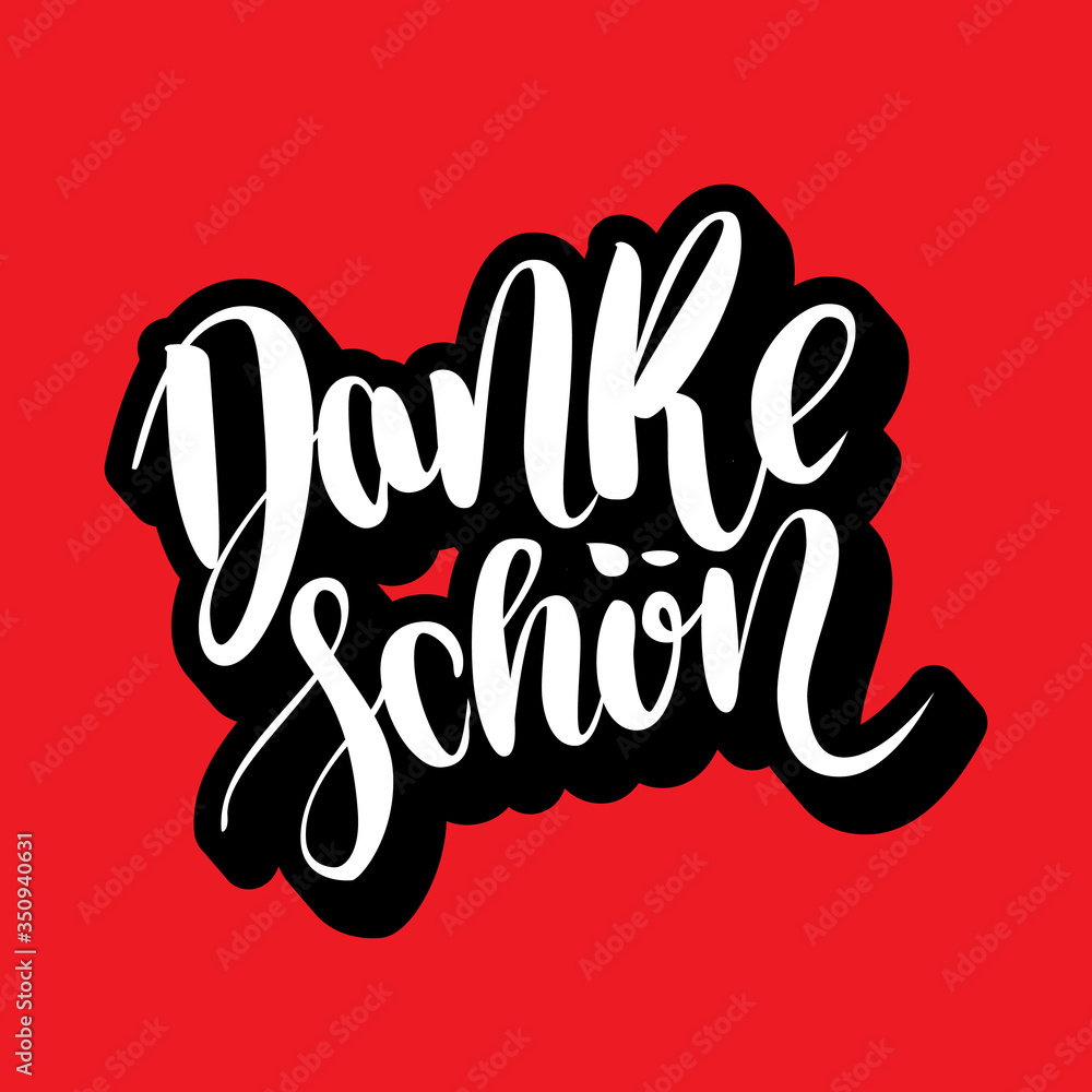 danke-schoen-thank-you-in-german-vector-hand-drawn-brush-lettering-on