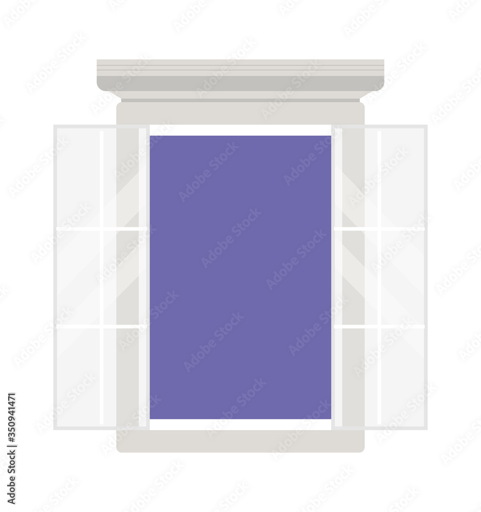 Isolated transparent window vector design Isolated transparent window vector design