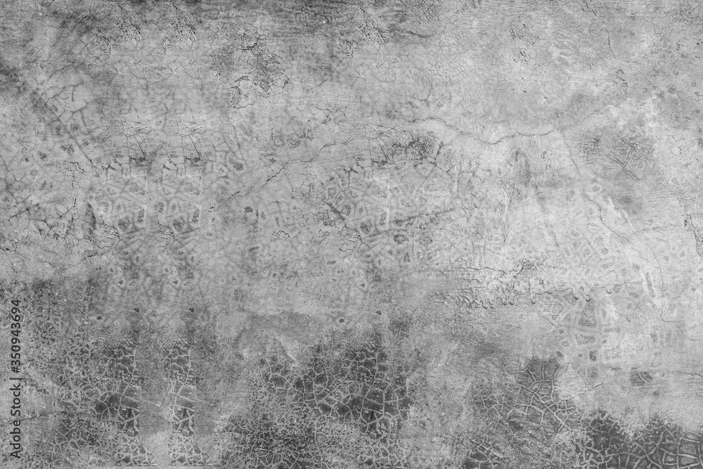 Naklejka premium Texture of old gray concrete wall for background.