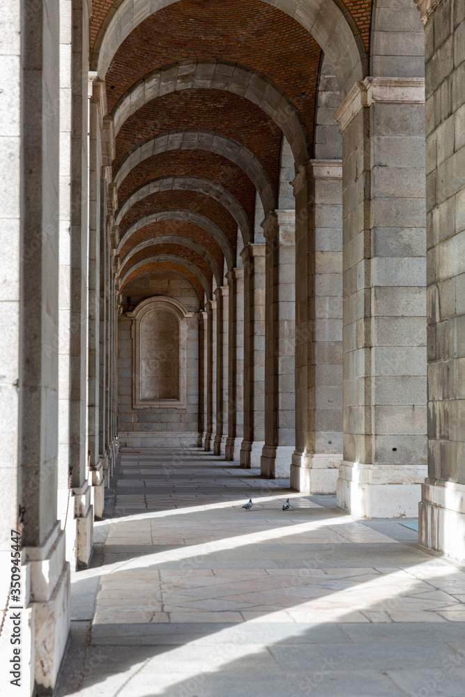 A castle walkway