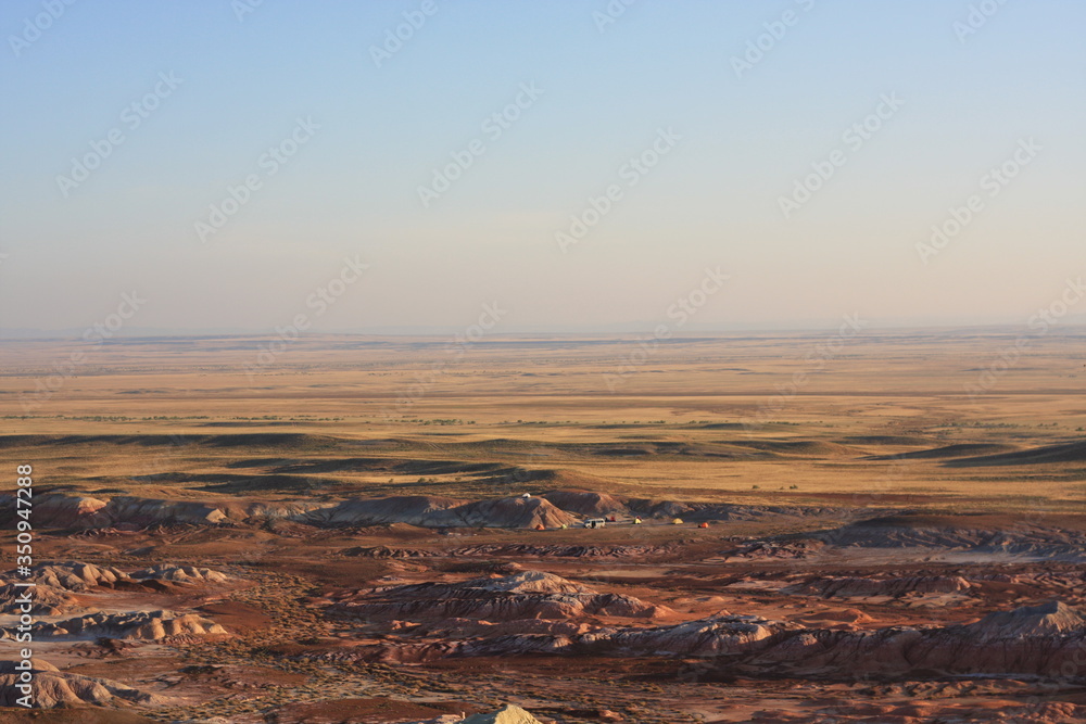 Martian landscape background