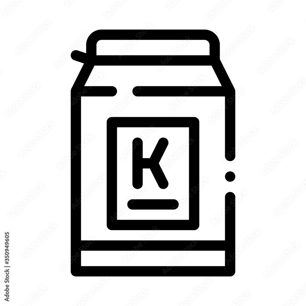 can of kefir icon vector. can of kefir sign. isolated contour symbol illustration can of kefir icon vector. can of kefir sign. isolated contour symbol illustration