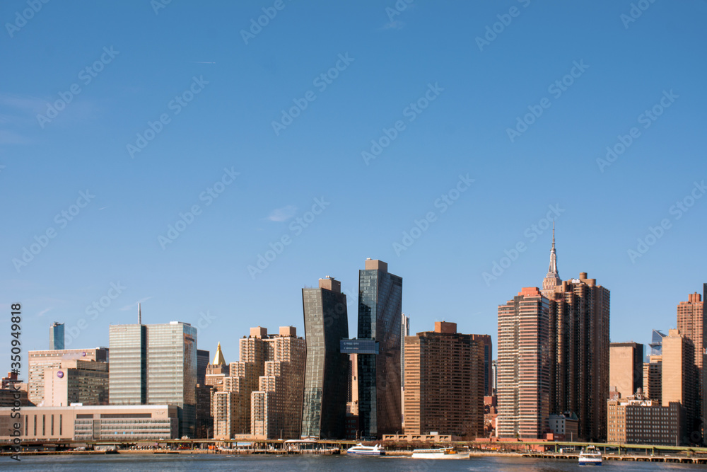 Fototapeta premium new york city skyline