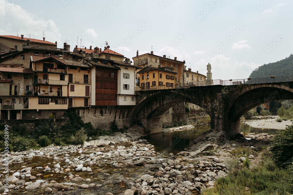 Embankment in a small Italian city