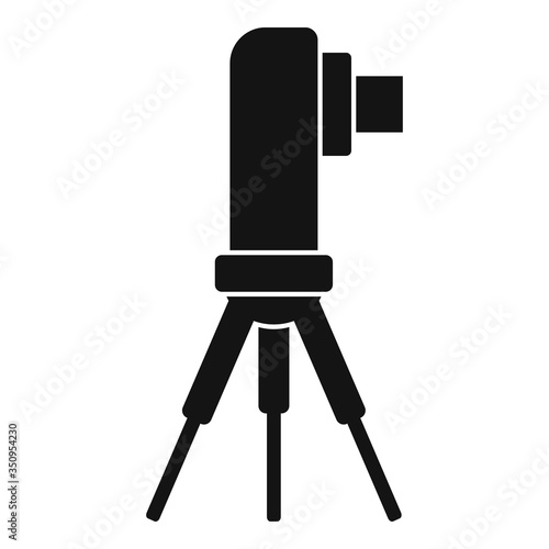 Surveyor road icon. Simple illustration of surveyor road vector icon for web design isolated on white background