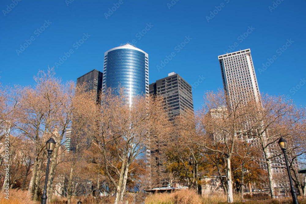 Obraz premium modern buildings in the city