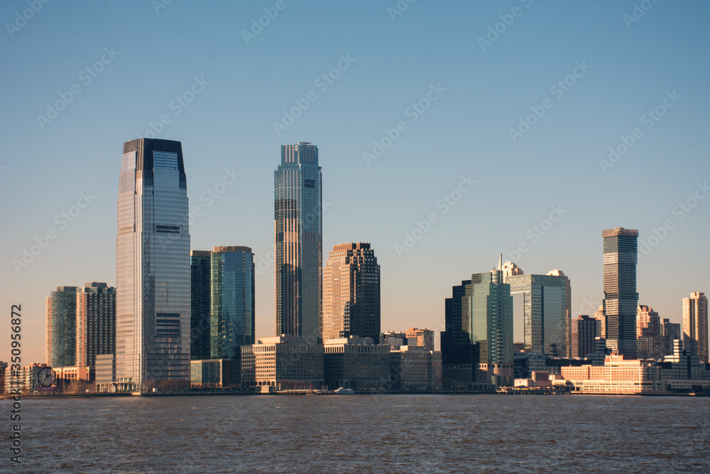 Naklejka premium panoramę nowego jorku