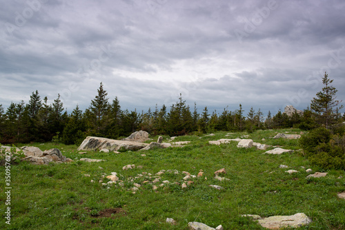 Green field on Zyuratkul mountain