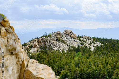 The view from the top of the Zyuratkul mountains