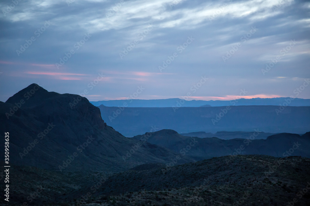Beautiful Sunset in Big Bend National Park