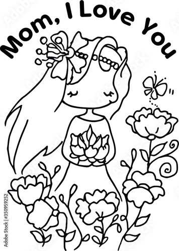 mom, i love you, happy mothers day
