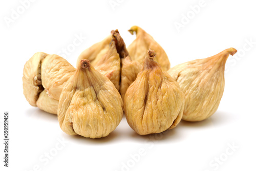 dried figs isolated on white