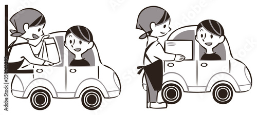 ドライブスルー　買い物