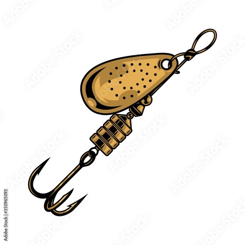 Vintage fishing lure concept