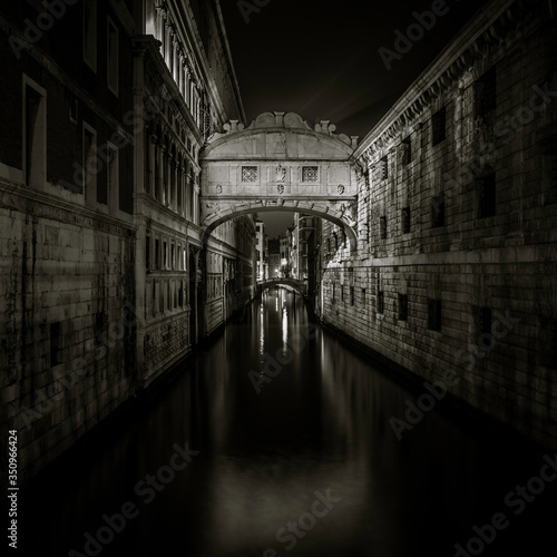 View of Bridge of Sighs in Venice, Italy