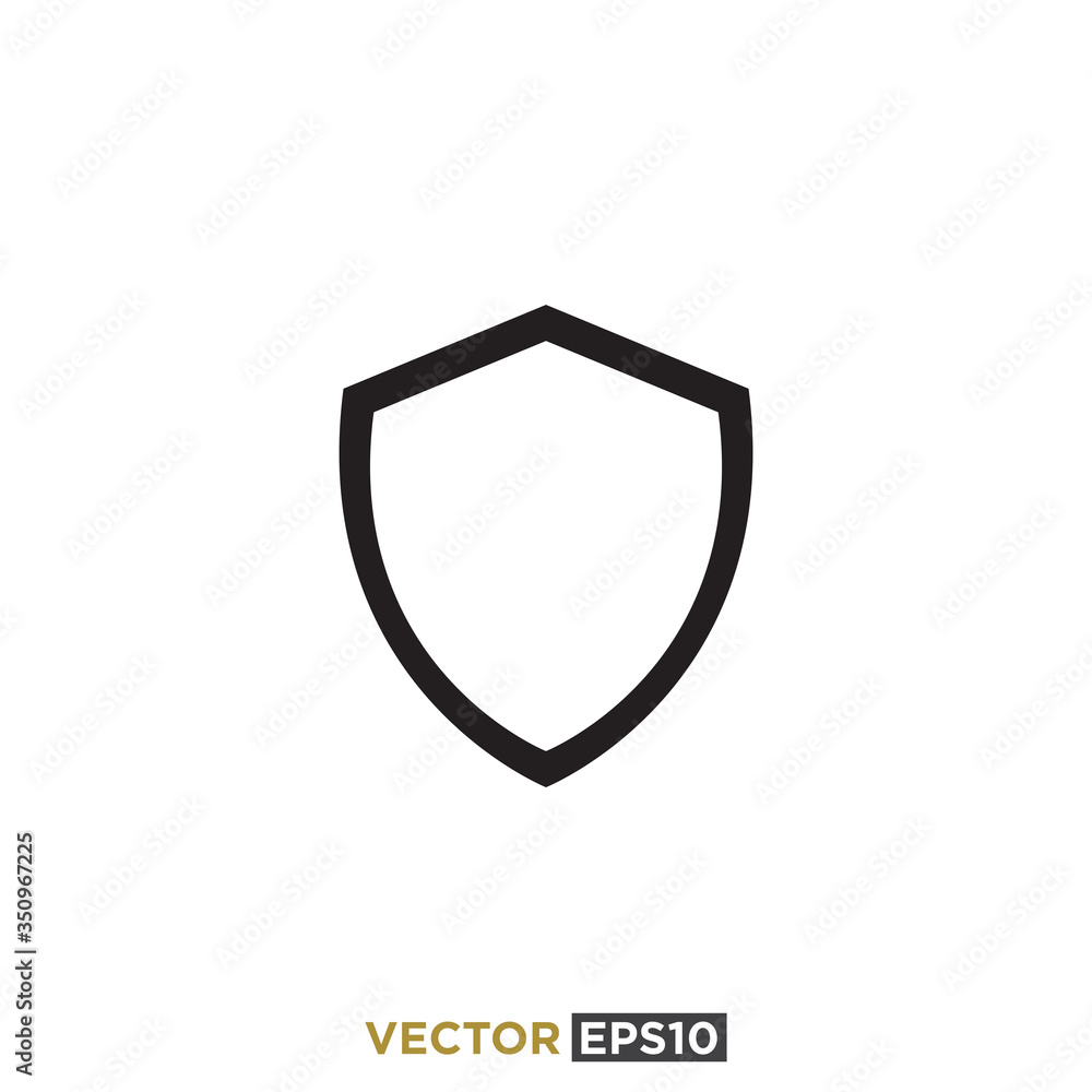 Shield Protection Icon Design Vector Illustration Shield Protection Icon Design Vector Illustration
