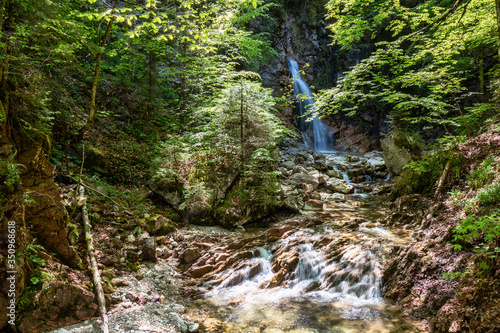 one of four waterfall in the Schleifmühlenklamm near Unterammergau, a small town in Bavaria near the bavarian alps.
 photo