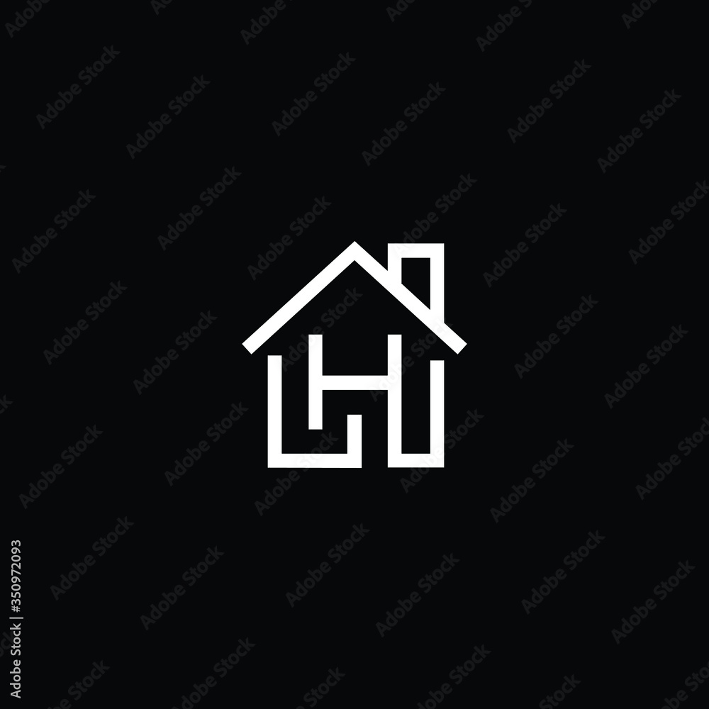 Letter H in vector for Real Estate , Property and Construction Logo design for business corporate sign. Minimal logo design template on white background. Letter H in vector for Real Estate , Property and Construction Logo design for business corporate sign. Minimal logo design template on white background.