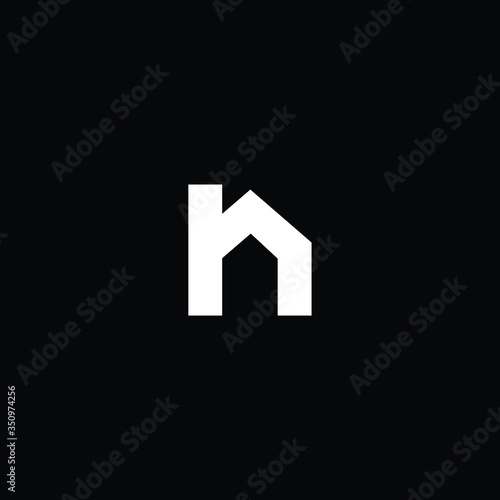 Letter N in vector for Real Estate , Property and Construction Logo design for business corporate sign. Minimal logo design template on white background.
