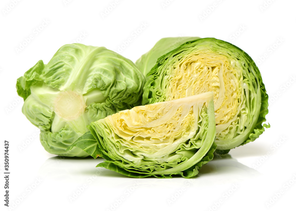Obraz premium cabbage on a white background
