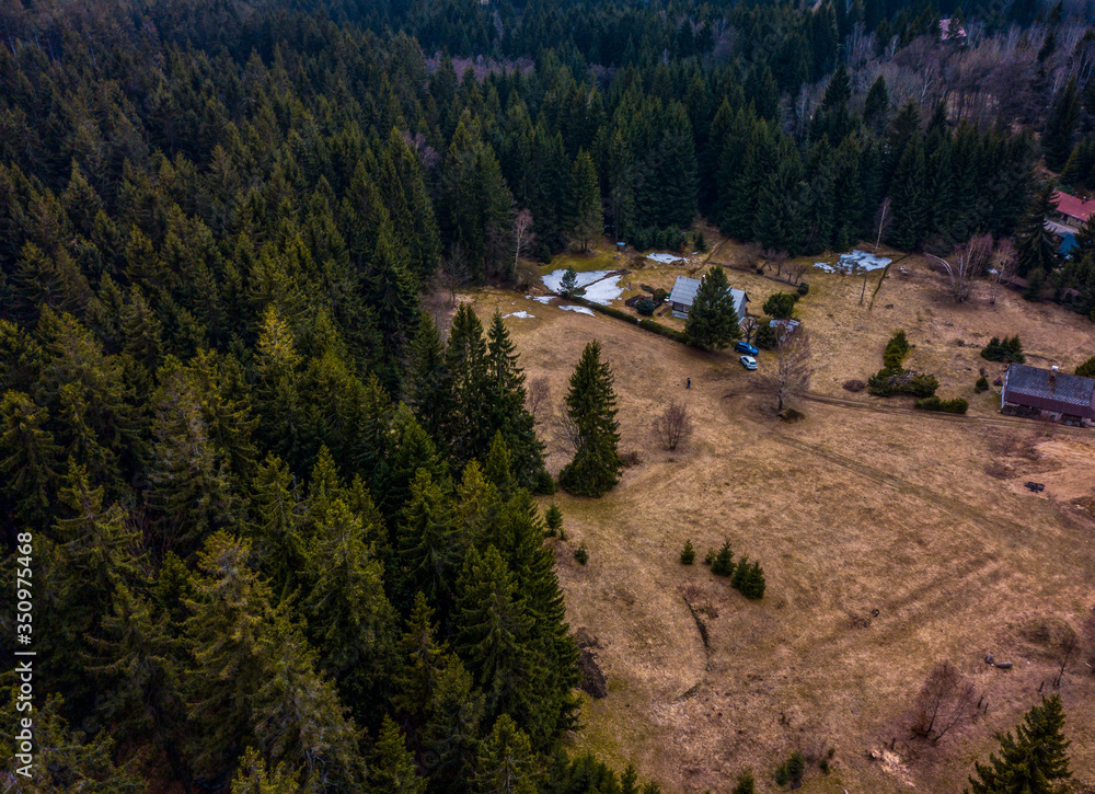 Beautiful Jizera mountains from above Beautiful Jizera mountains from above