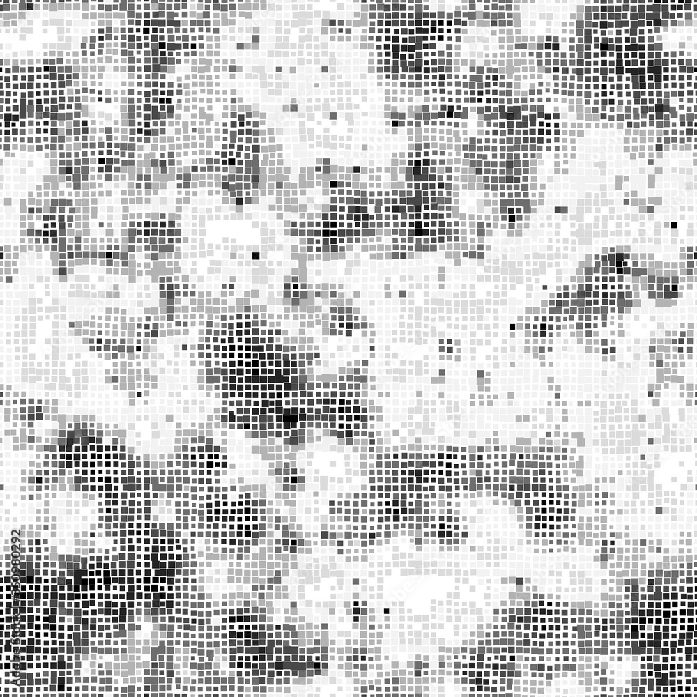Fototapeta premium Digital camouflage seamless pattern military geometric camo background