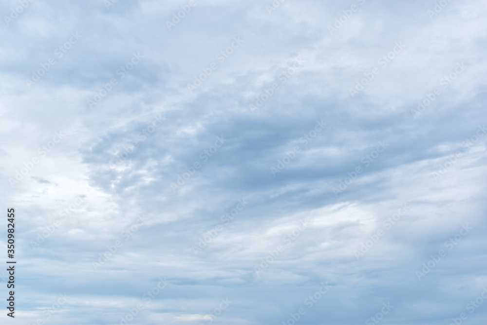Clouds in the sky.Cumulus humilis clouds in the blue sky Clouds in the sky.Cumulus humilis clouds in the blue sky