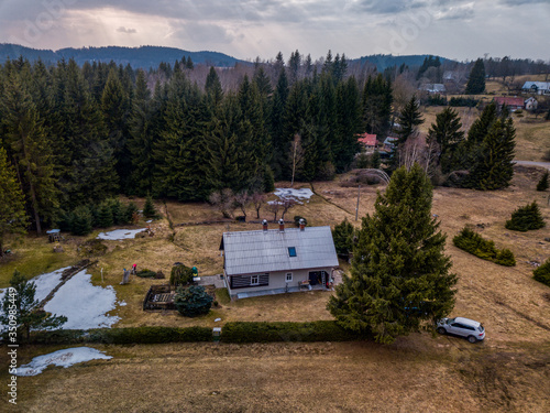 Log cabin in Jizera mountains