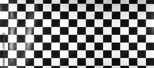 abstract black and white checkered chess background