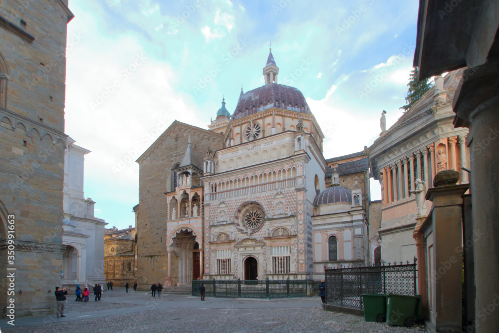 basilica of santa maria maggiore in bergamo in italy