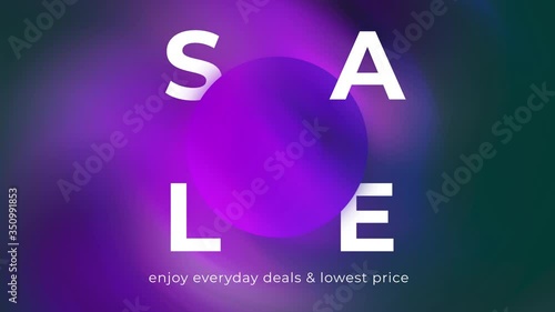 sale word on colorful background