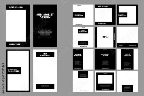 Social Media post and collection for Furniture design