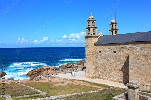 Basilica Virxe da Barca/Virgen de la Barca in Muxia, Death Coast, La Coruna, Galicia, Spain