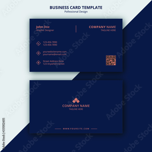 Modern business card template