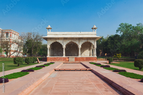 Bhado pavilion in red Fort Delhi