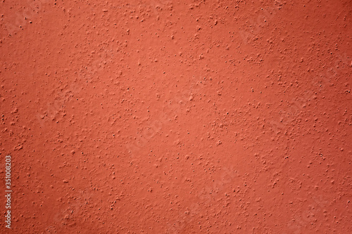 Red iron texture on garage door