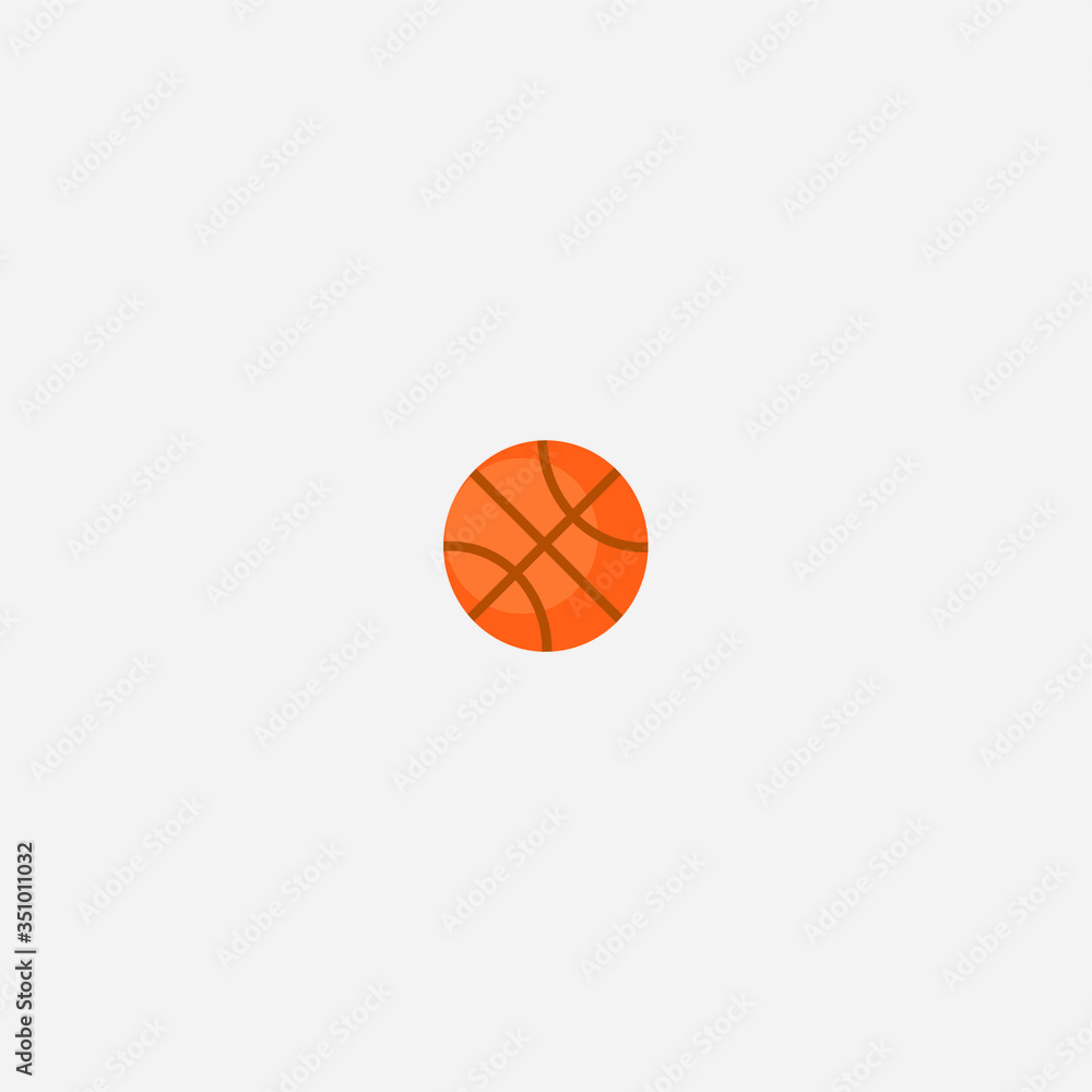 basketball graphic element Illustration template design